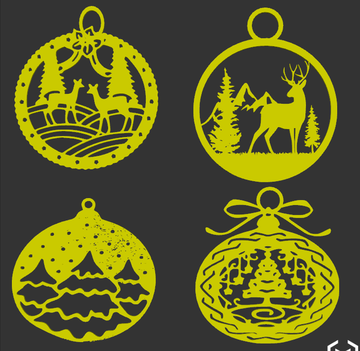 christmass ornaments v2