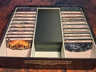 arkham horror card game box insert Box Insert: Arkham Horror (3rd Edition) & Expansion main image 1