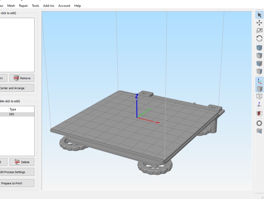 Ender5 PrintBed model