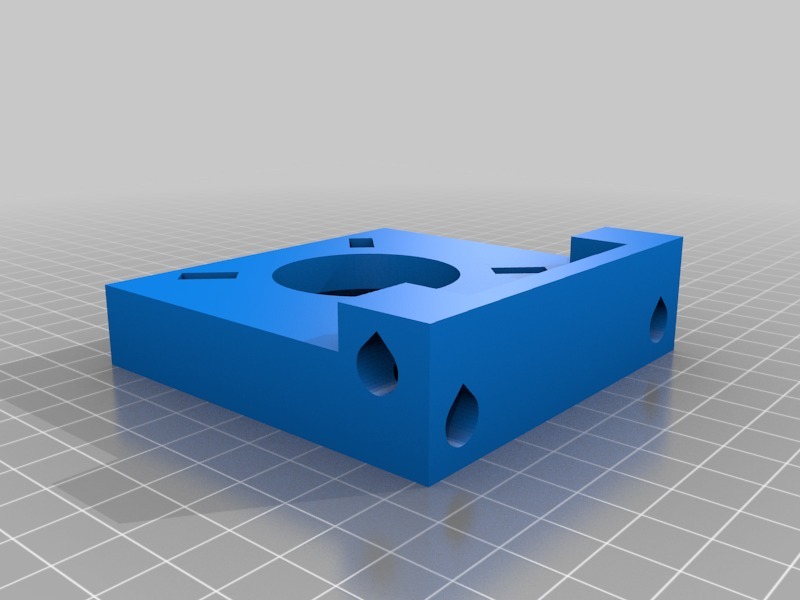 Mendel Z-Motor bracket - modified for NEMA23