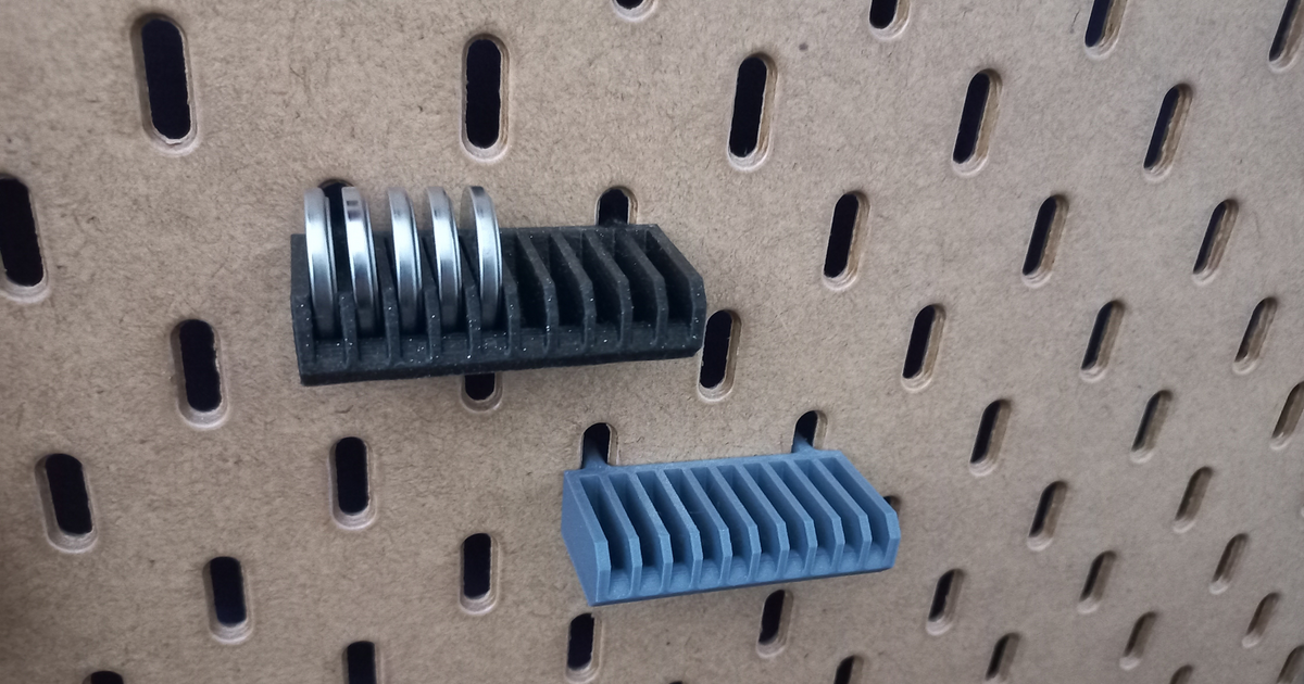 IKEA Skadis CR2032 holder by Kerbabb | Download free STL model ...