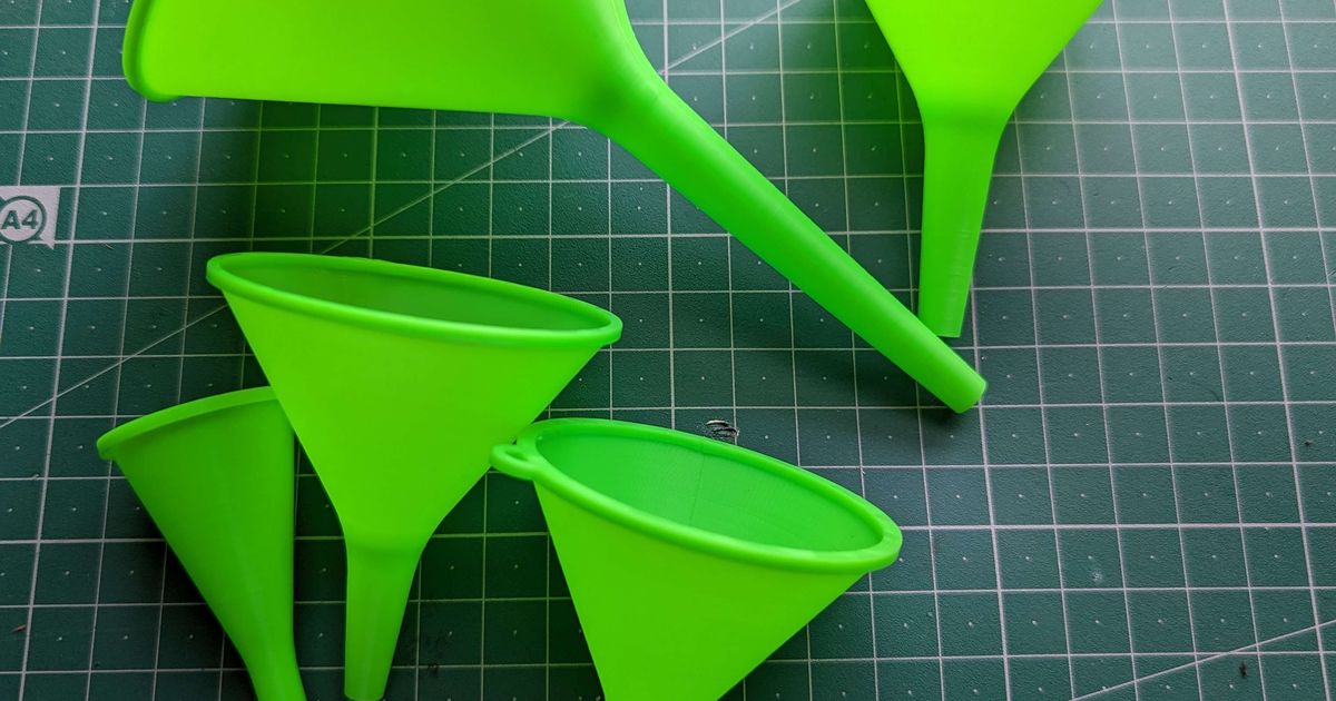 Customizable Funnels by 5tuff | Download free STL model | Printables.com