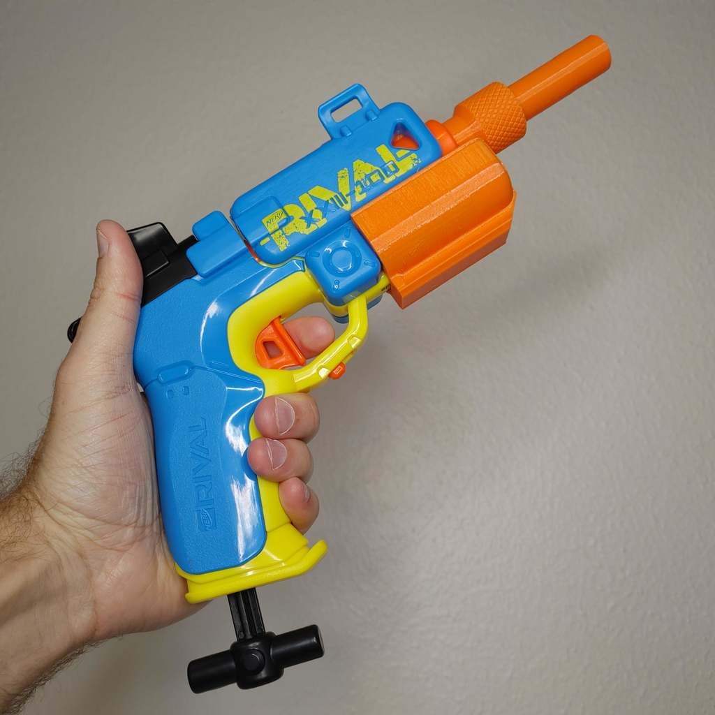 Nerf Rival Models Nerf Rival Mega and MegaXL Inserts by PaperSkeletons3D | Download free ...