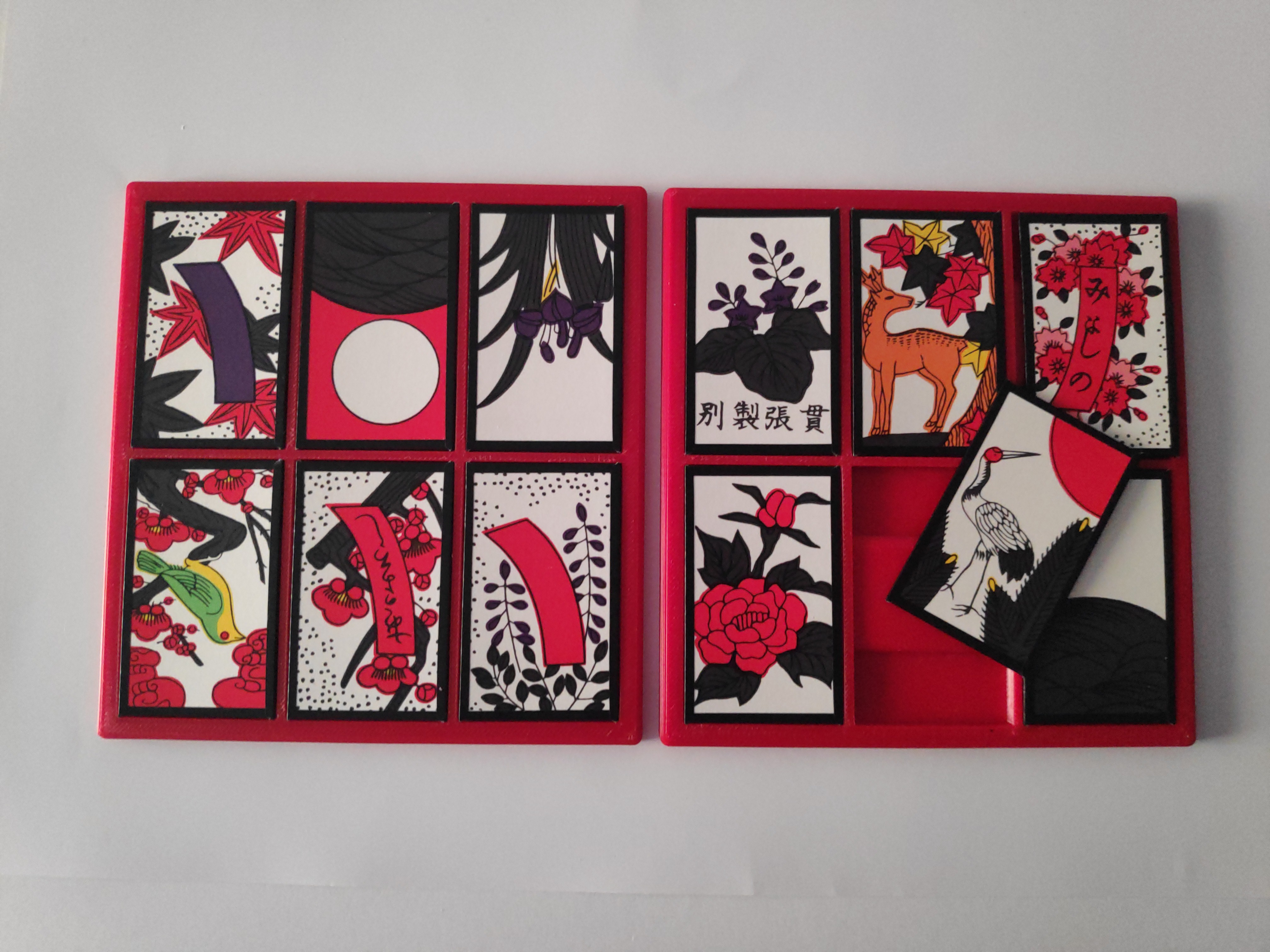 Hanafuda game board (3x2) 3D model