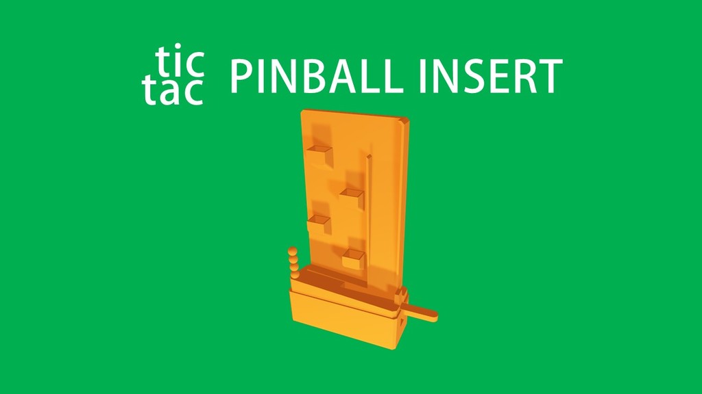 Tic Tac Pinball Insert
