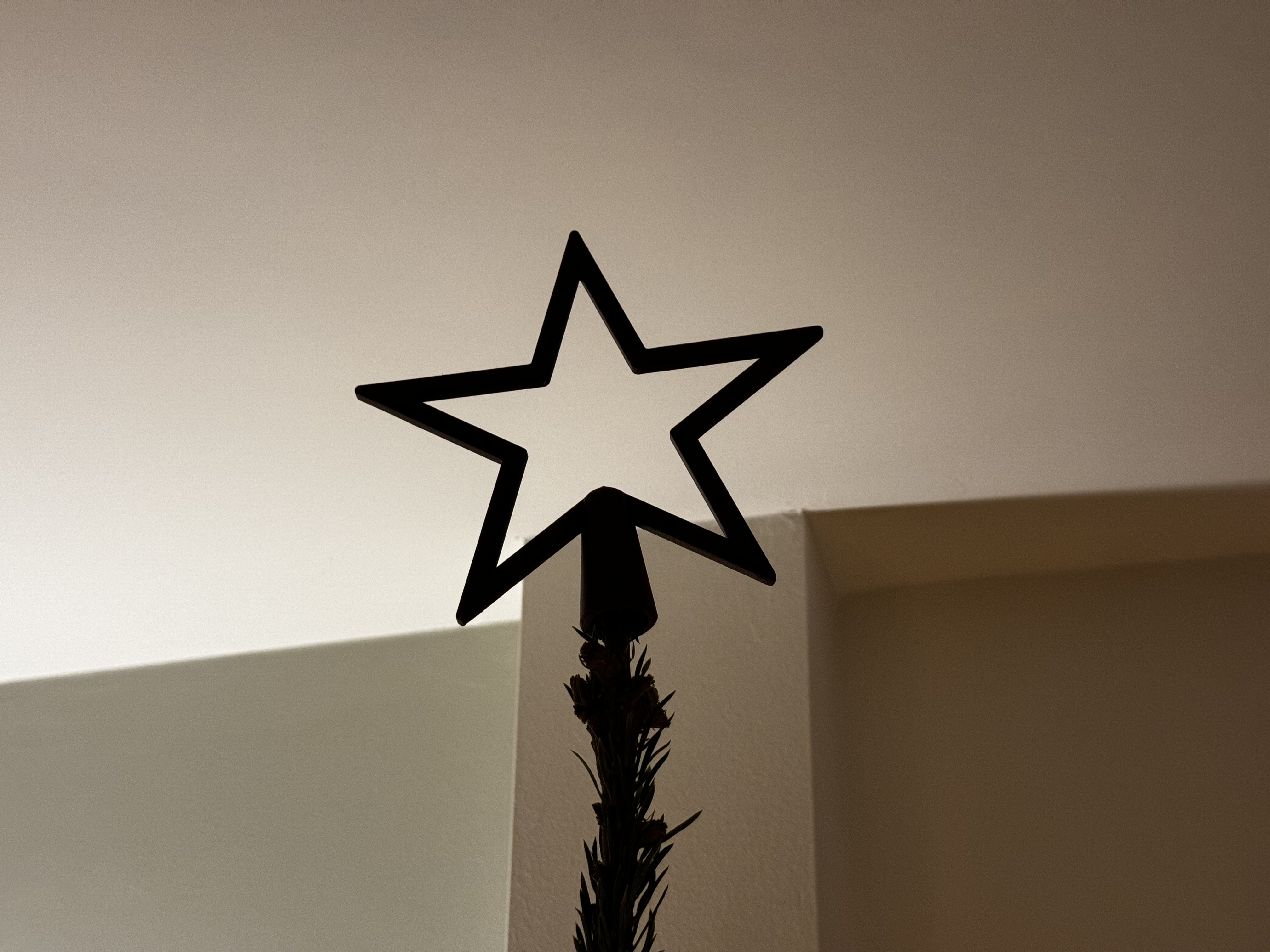 Minimalistic Christmas Tree Top