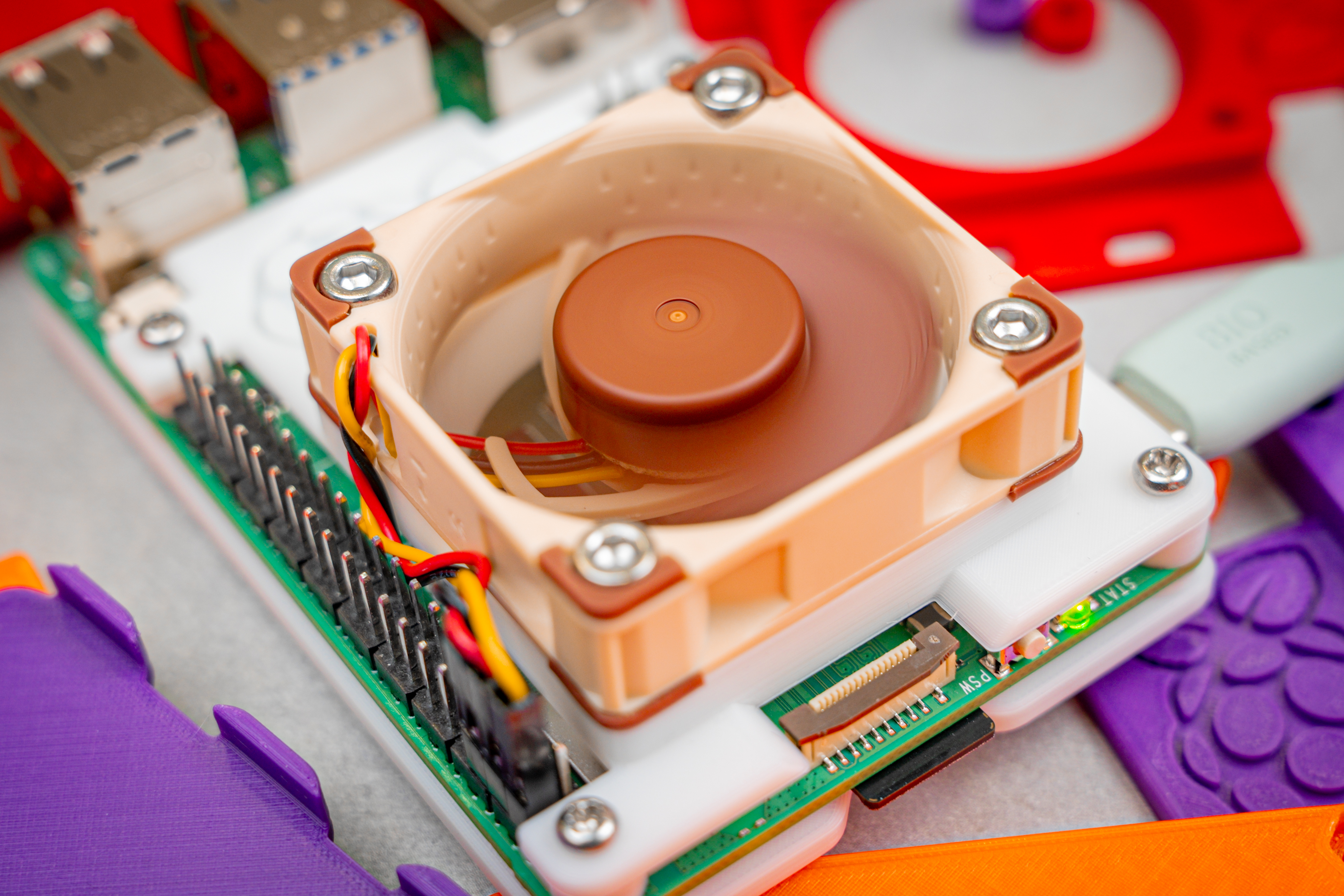 Miniatura 5 do modelo 3D Raspberry Pi 5 Case