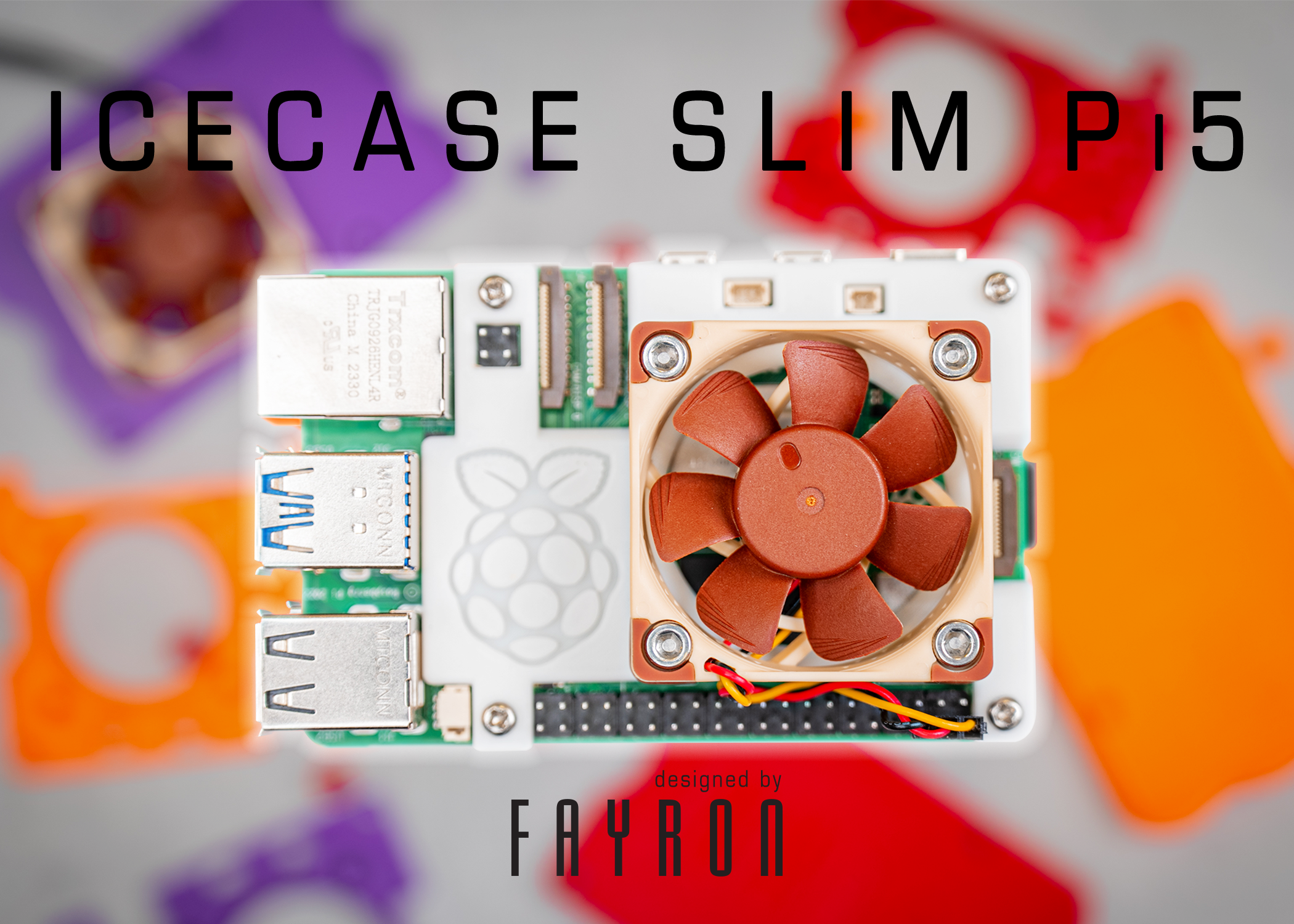 Miniatura 2 do modelo 3D Raspberry Pi 5 Case