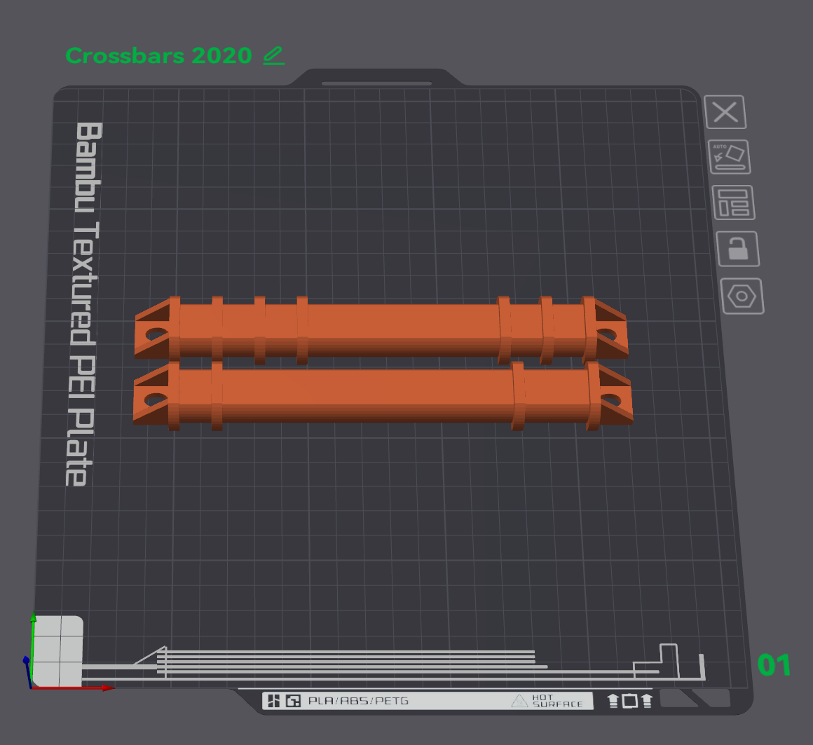 2020 Crossbar Remix for Pastamatic Filament Spool Winder