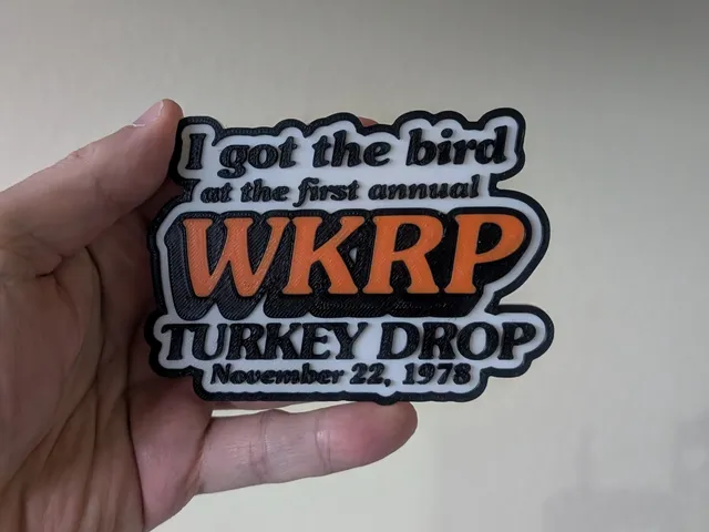 Commemorative WKRP Turkey Drop Magnet