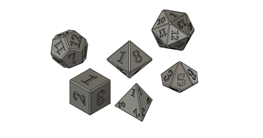 Loaded Dice Set by Tyler Nielsen Printables Store