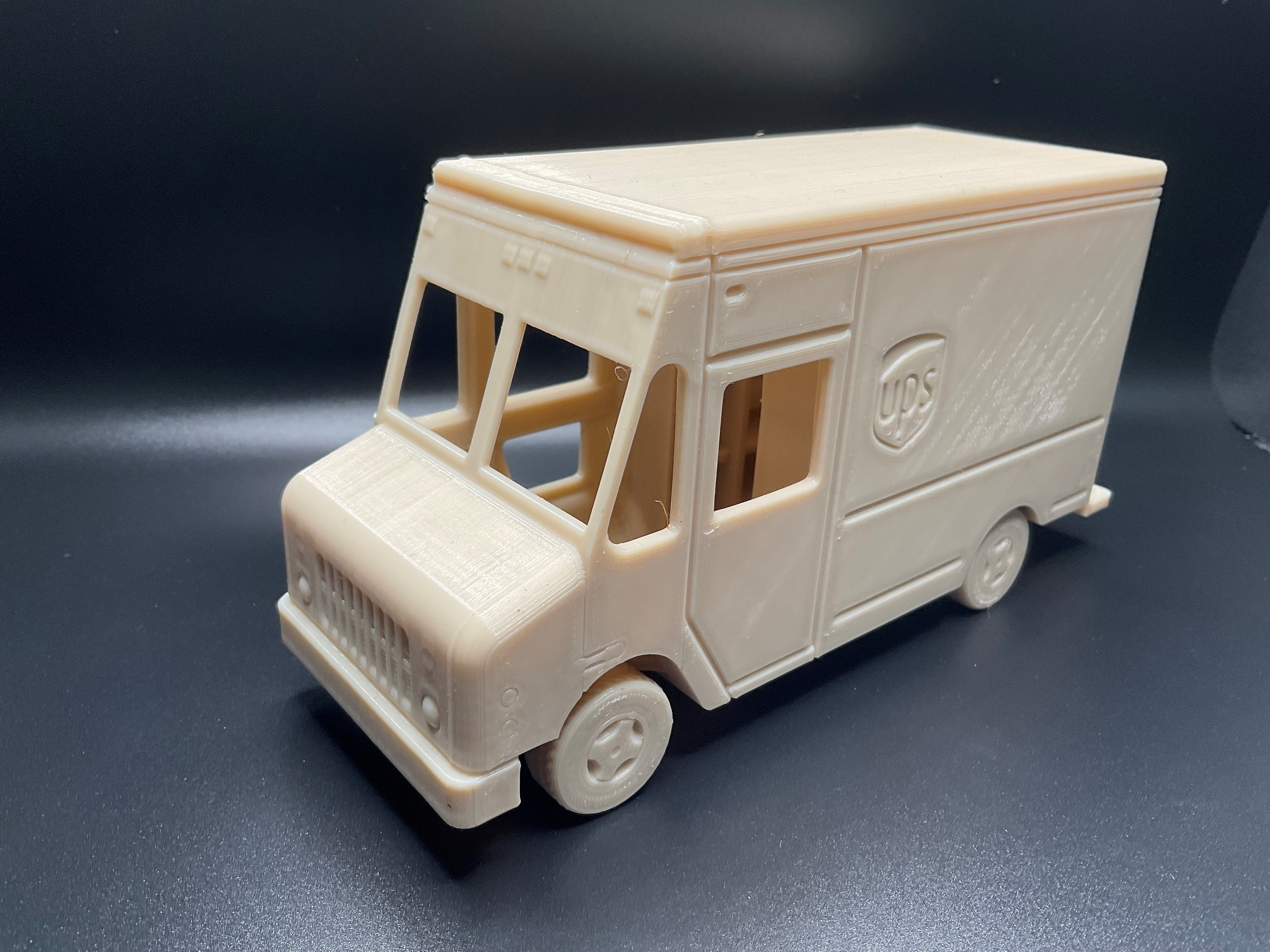 Print in Place UPS step van