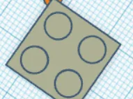 Lego Earring