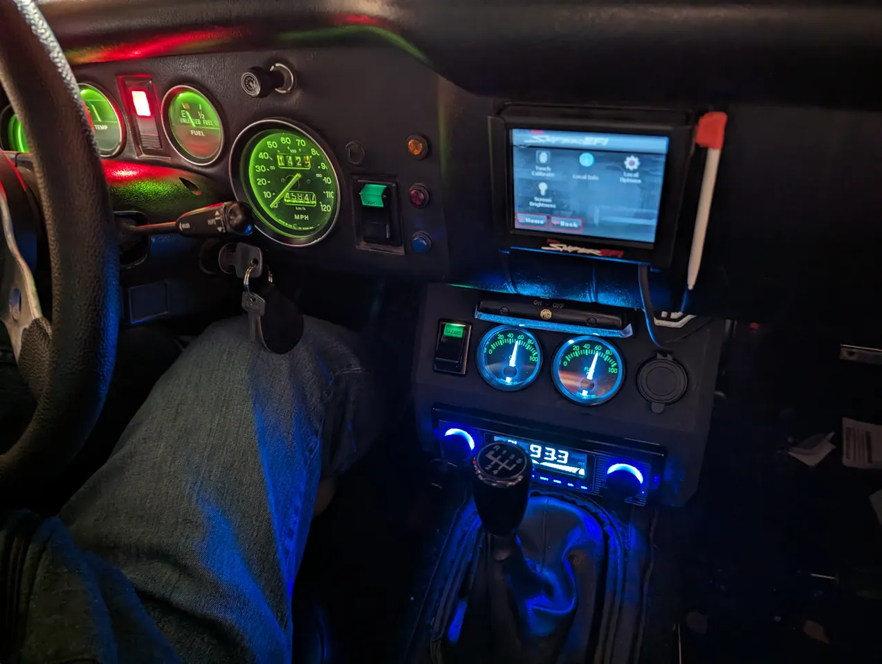 MG Midget/Austin Healey Sprite Center Radio Console by Kevin Wells