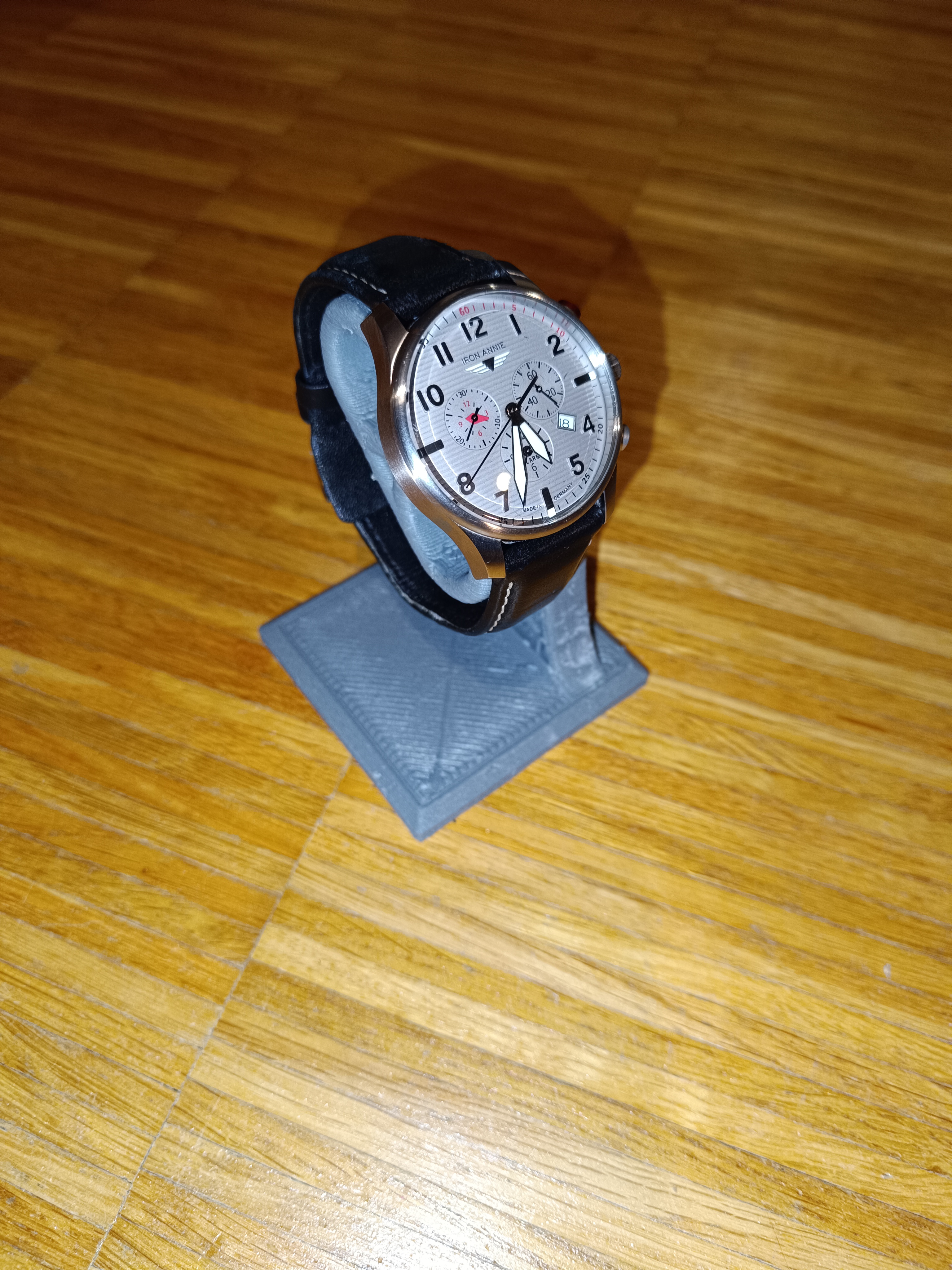 Overengineered watch stand