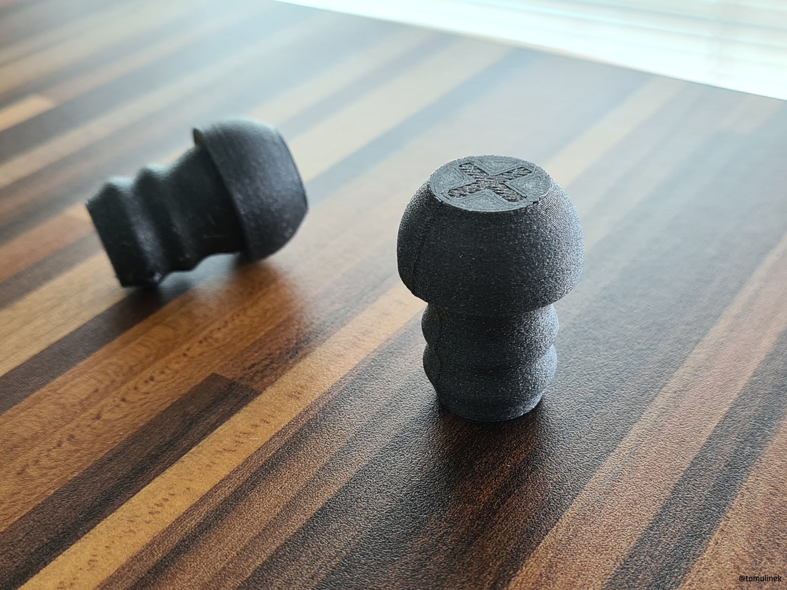 Miniatura 2 do modelo 3D Soft plug for MTB handlebars