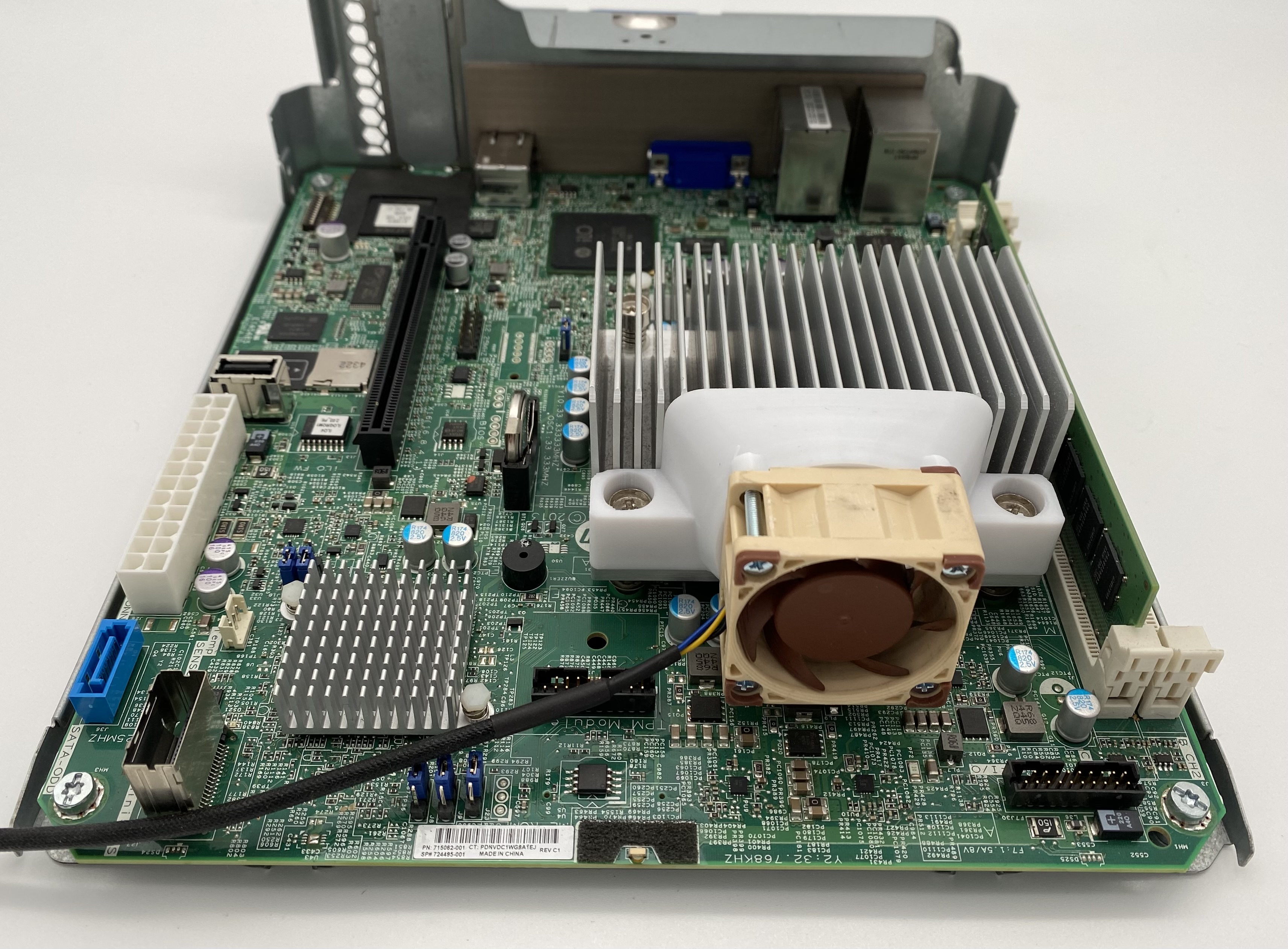 Microserver GEN8 Noctua a4x20 Holder CPU active cooling