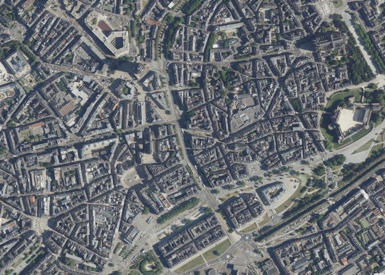 Nantes city map