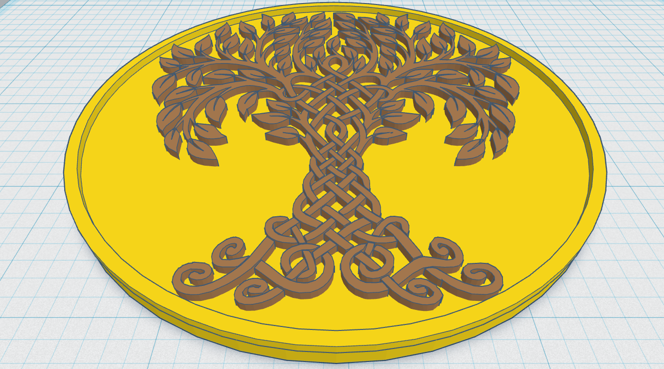 Celtic / Norse - Tree Of Life Coaster 40
