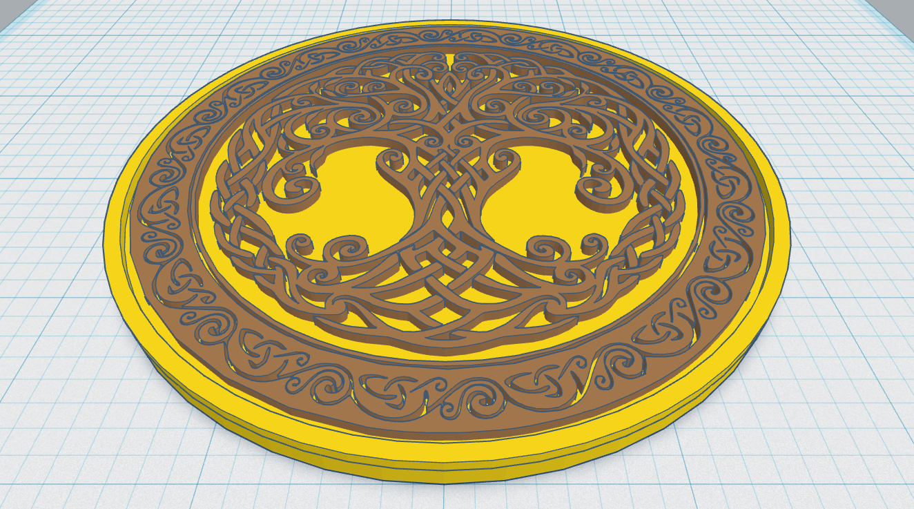 Celtic / Norse - Tree Of Life Coaster 43