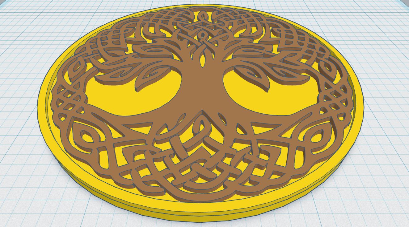 Celtic / Norse - Tree Of Life Coaster 48