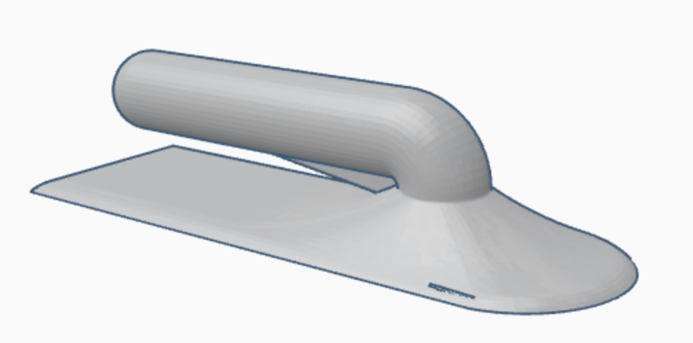 Cement trowel