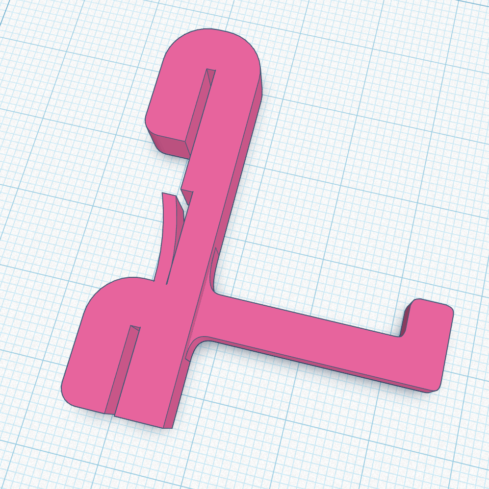 Scraper Hook for Metal Keyhole Shelves