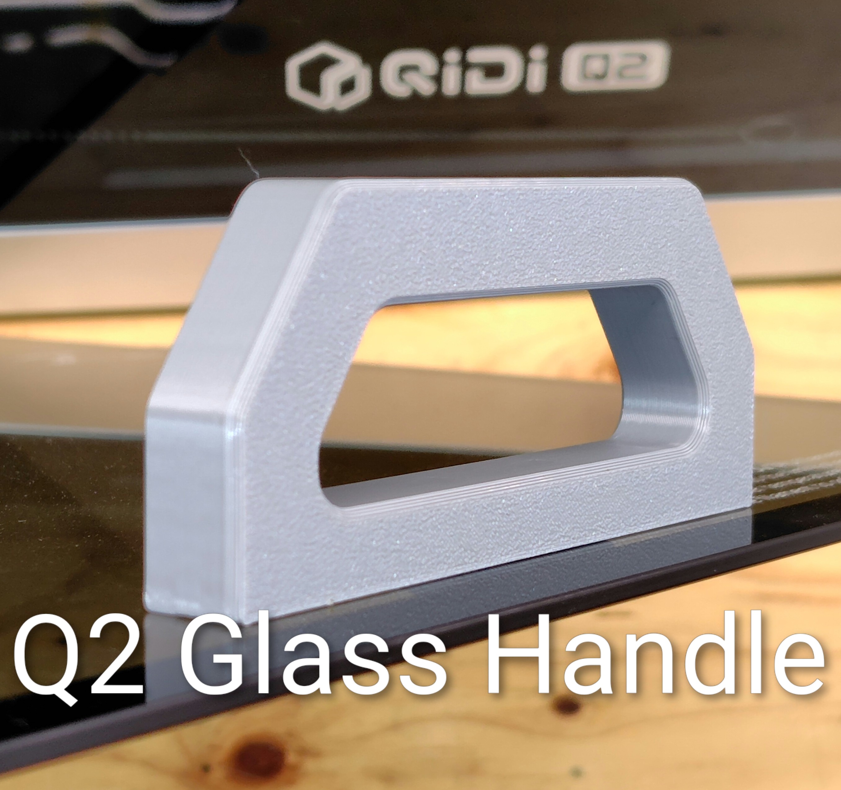 QIDI Q2 Top Glass Handle & Screw cover
