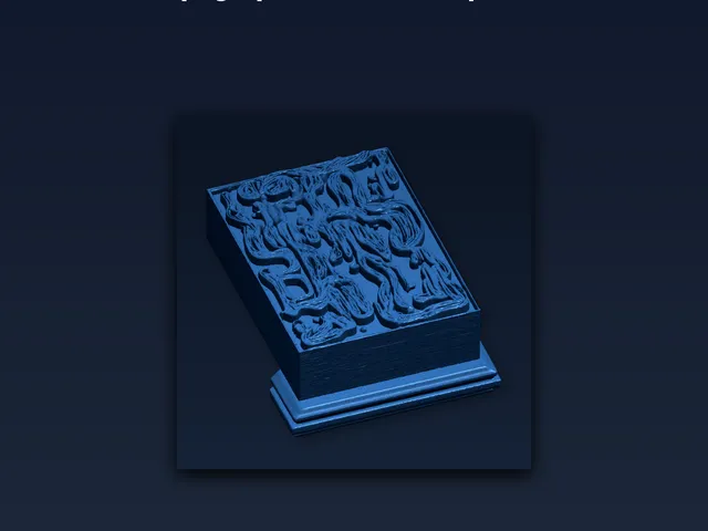 Topographic Contour Map Panel - 3D Printable STL File