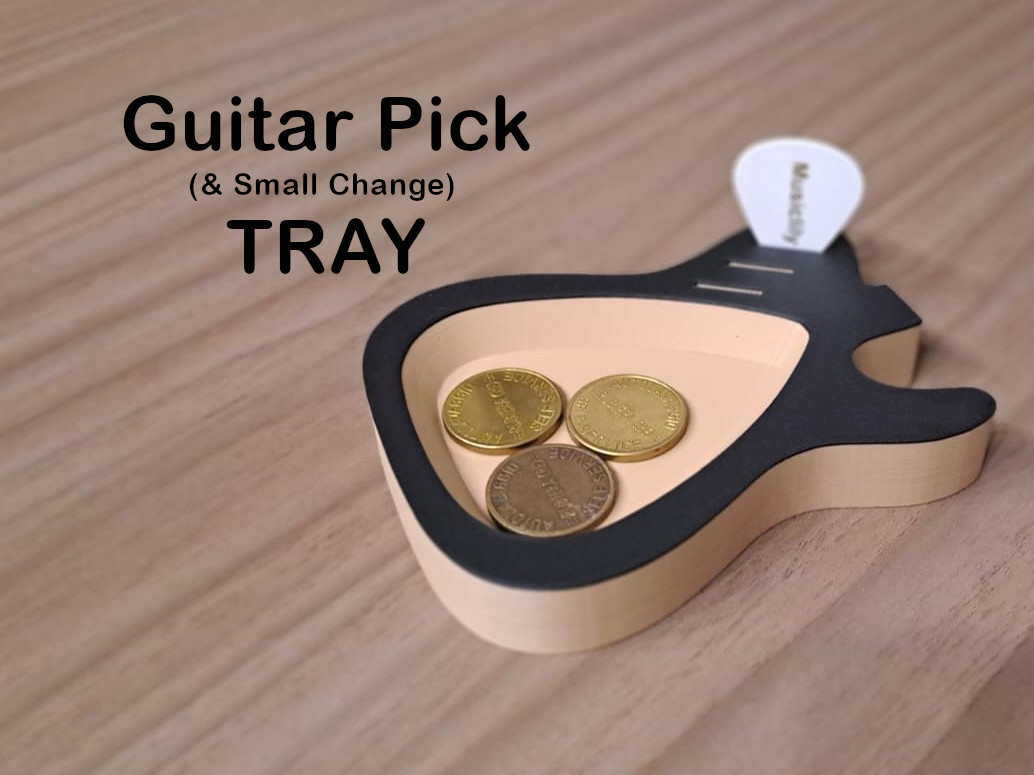 Guitar Pick Holder | Small Change Tray | Perfect Gift