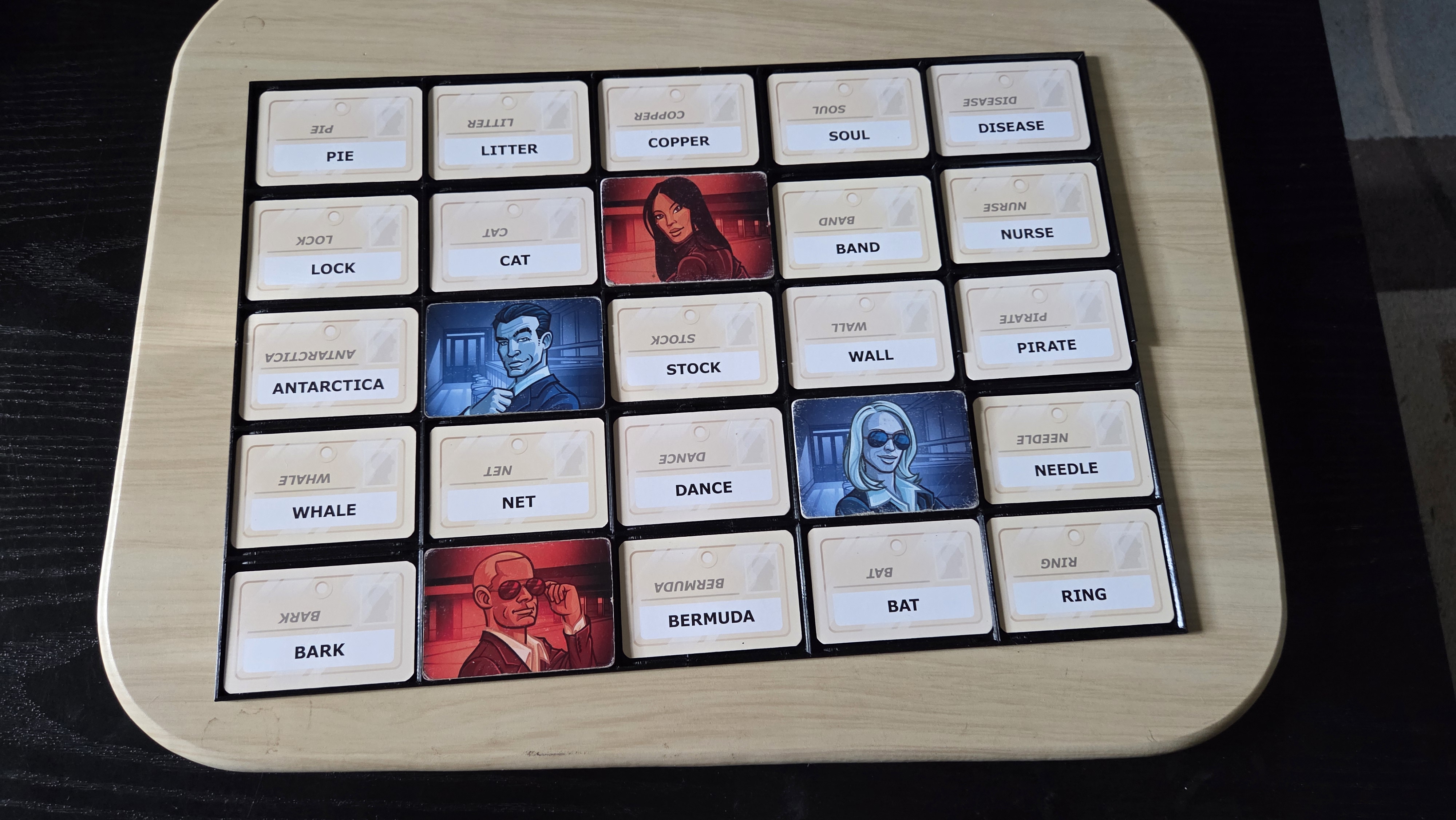 Codenames Game Tray