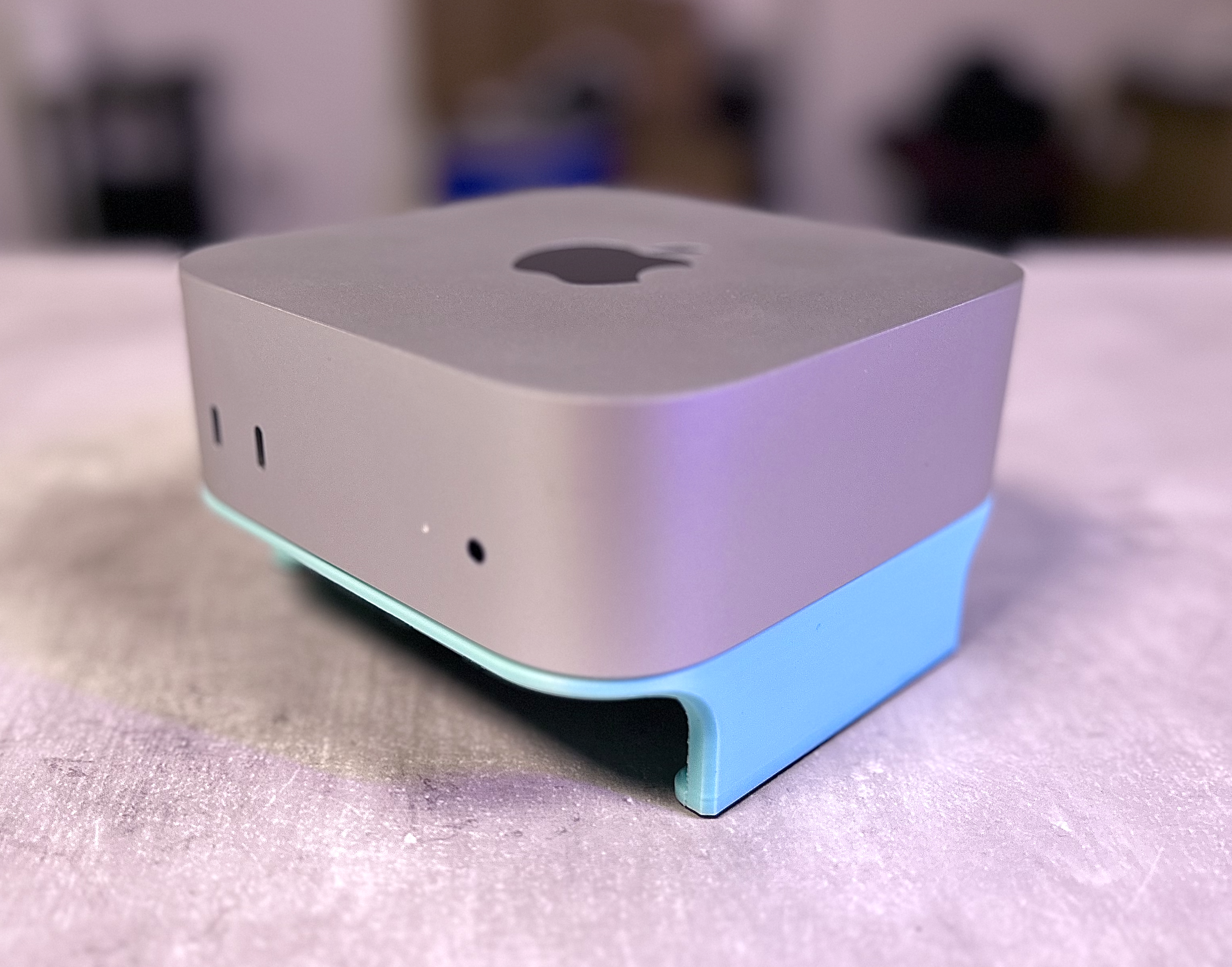 Miniatura 3 do modelo 3D Mac Mini M4 Stand – Minimal & Functional Base