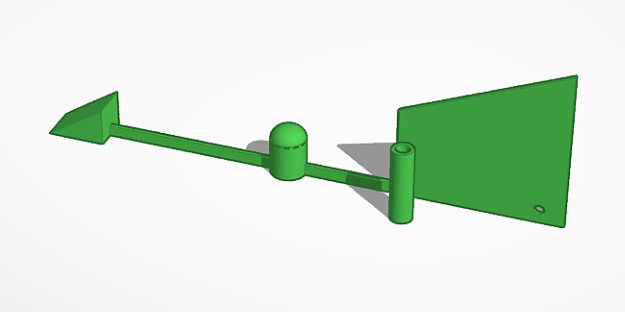 Wind arrow marker