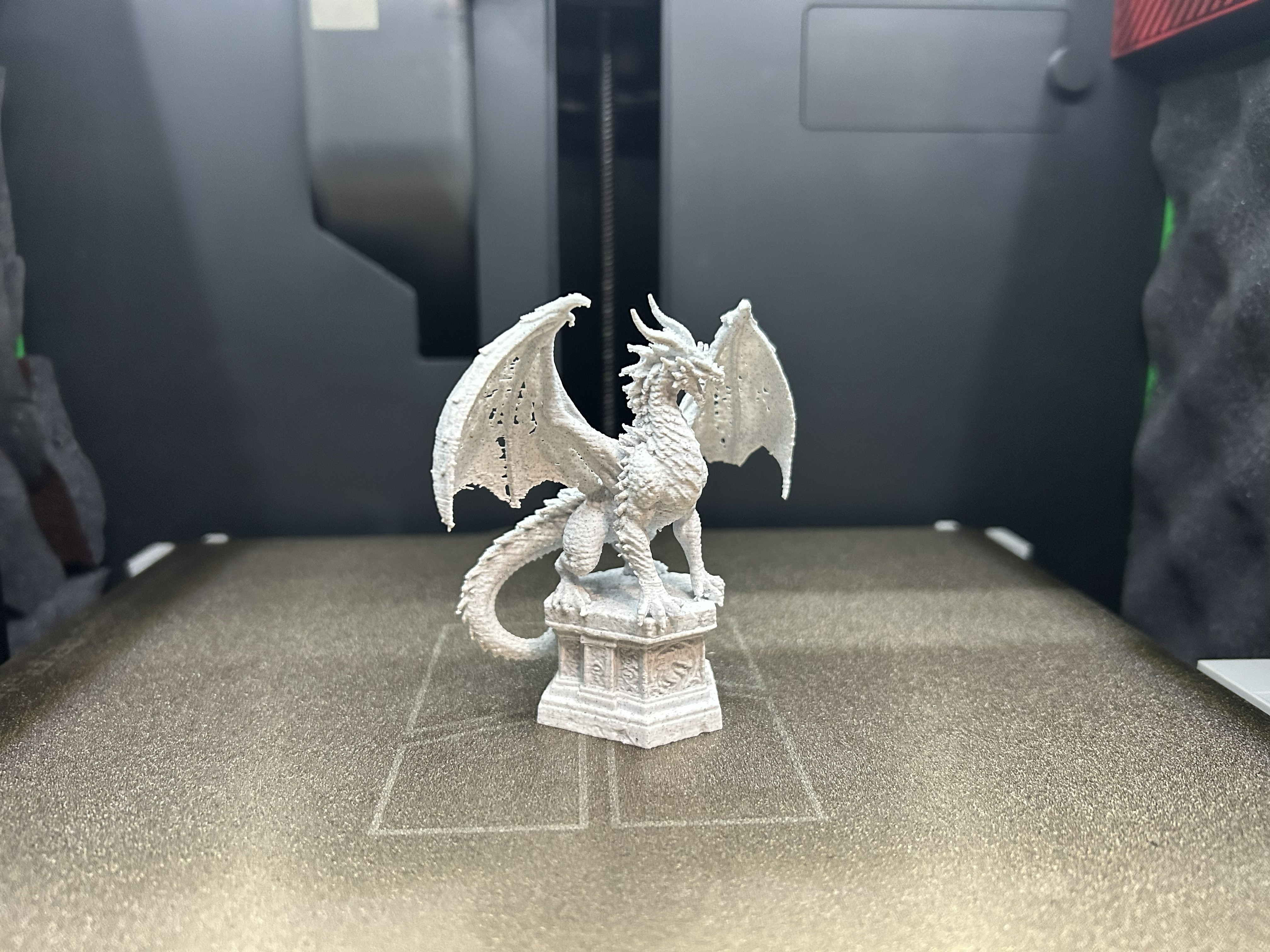 Majestic Dragon Guardian Statue