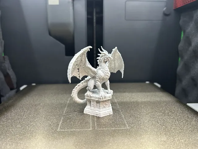 Majestic Dragon Guardian Statue