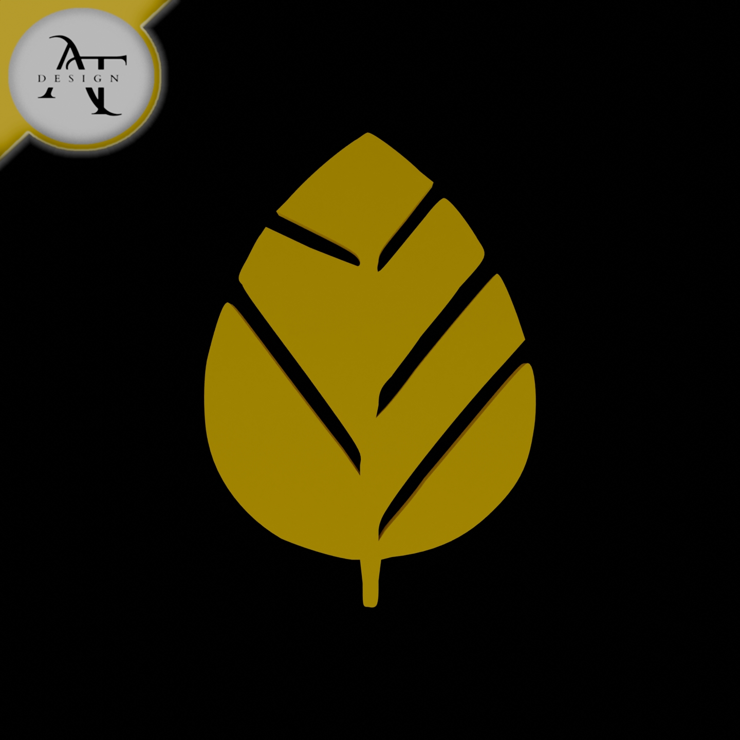 Simple Leaf Symbol - 2D Art