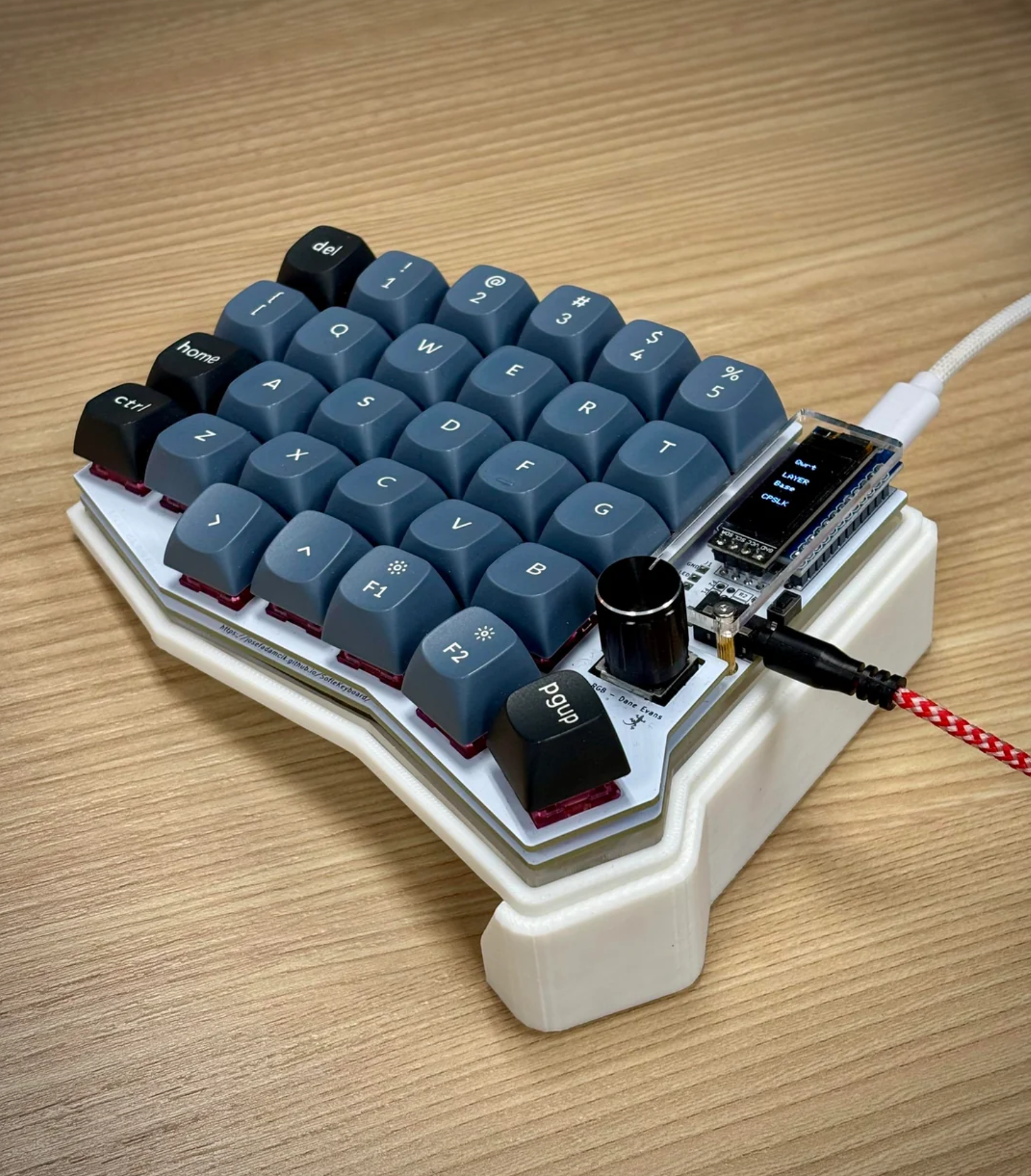 Sofle V2 RGB Tray and Tenting Blocks