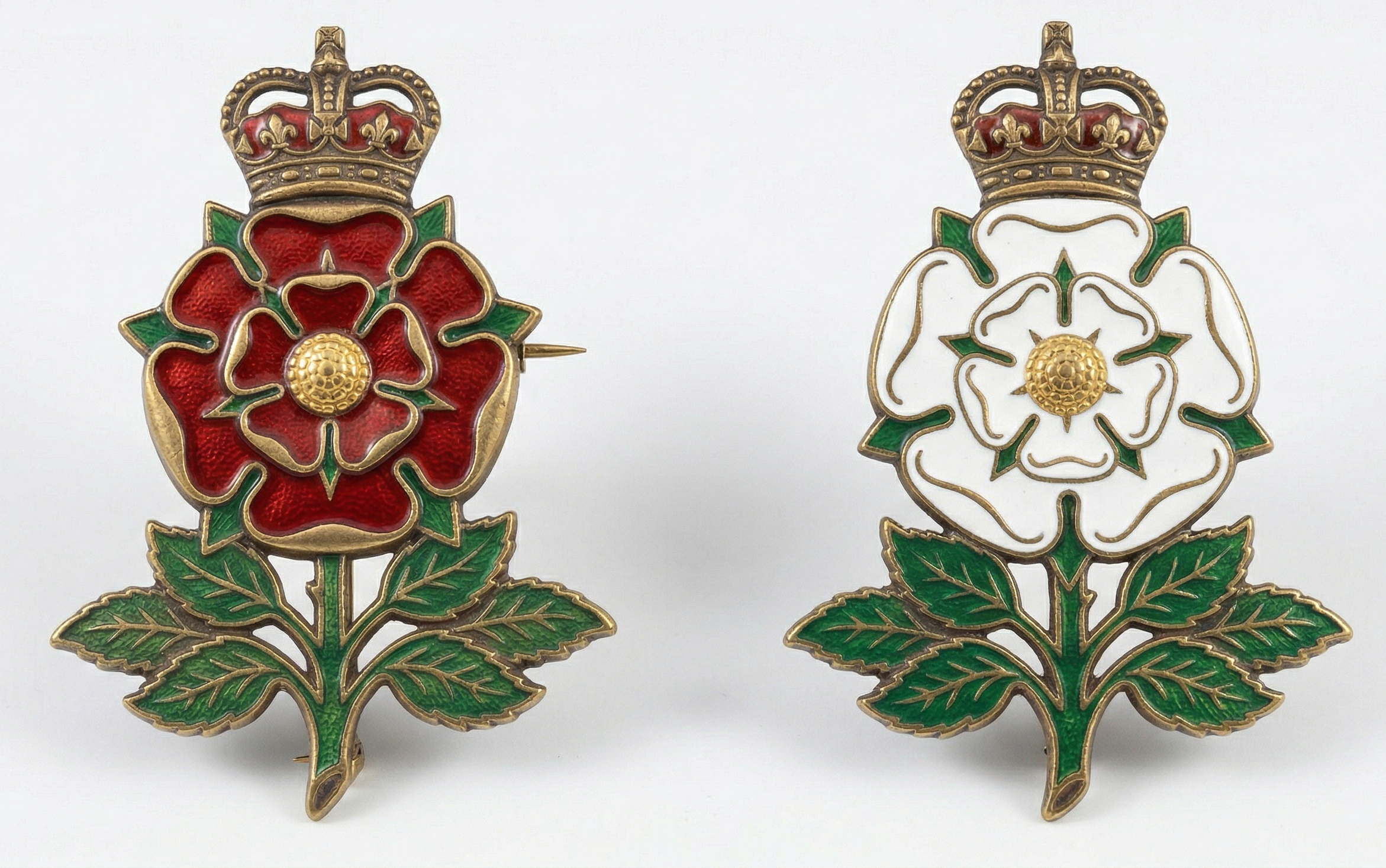 War of the Roses Lancaster & York badges 3D model