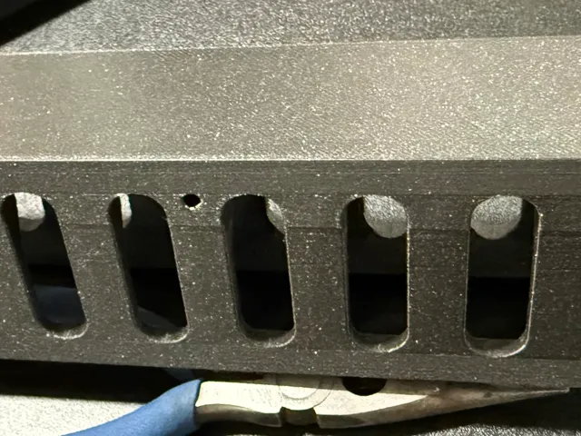10 inch Rack 1U Finger Duct