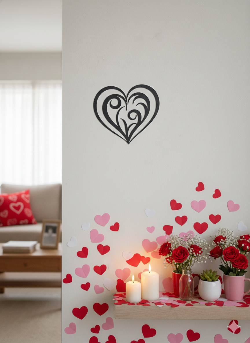 LOVE heart wall decoration