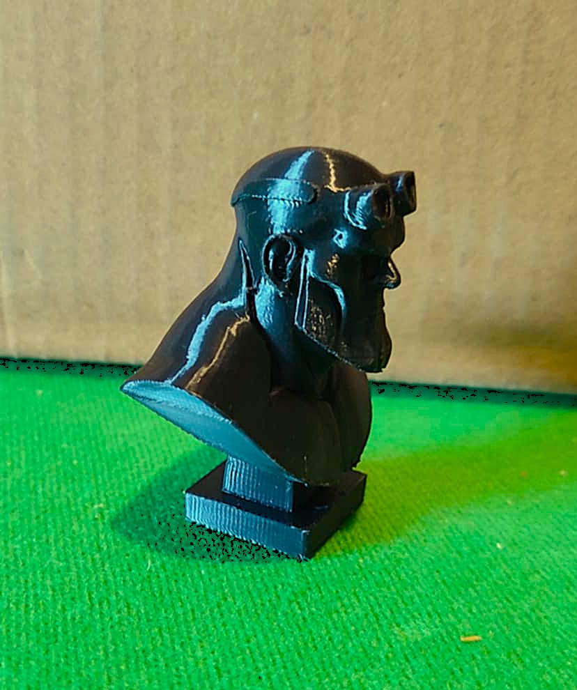 Miniatura 2 do modelo 3D Bust Hellboy