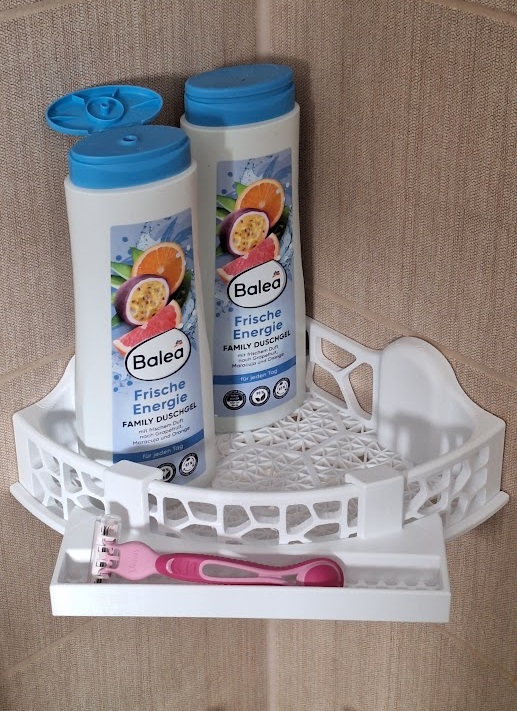 Doplňky k rohové poličce do sprchy / Accessories for shower corner shelf- REMIX