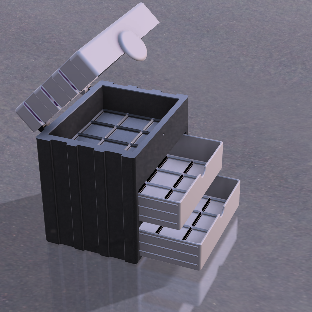 gridfinity travel case/toolbox