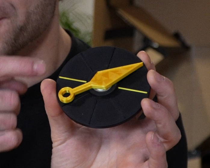 Kunai Wheel (Naruto Mythos TCG edge token picker) 3D model