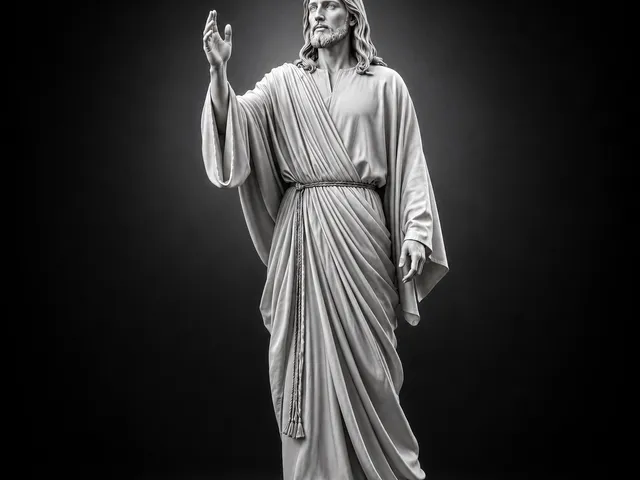 Jesus Christ Blessing Statue STL | Christian Religious Sculpture | Catholic 3D Print Model