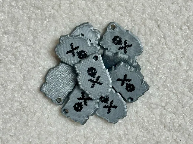 Tibia Sudden Death Rune Keychain (NO AMS)