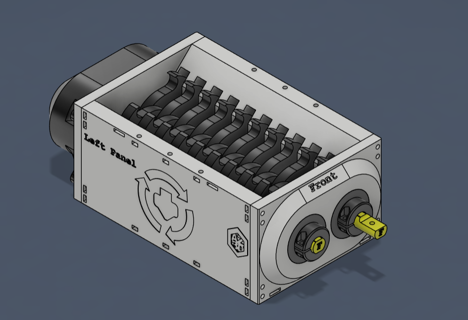 LibreShred Two | 3D Printed Dual Shaft Shredder