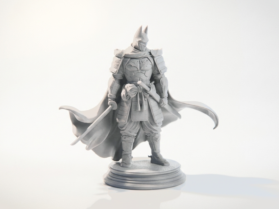 Samurai Batman Figurine DC Comics 3D Printable