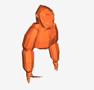 gorilla tag player with cosmetics