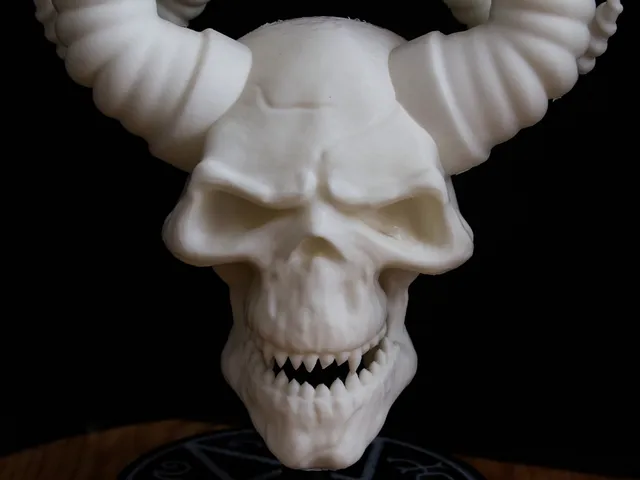 Demon Skull With Stand